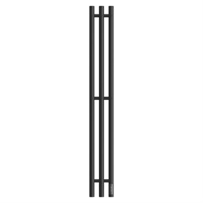 Полотенцесушитель электрический Point Деметра PN12822B П3 120x1200 диммер справа, черный PN12822B
