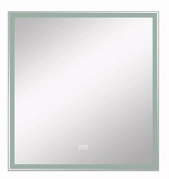 Зеркало Strong LED 700х900 Black с сенсором черный алюминиевый профиль ЗЛП2135 ЗЛП2135