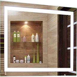 Зеркало Rimini LED 800х600 c сенсором  ЗЛП65 ЗЛП65