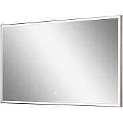 Зеркало Sting Black LED 1200х800 с сенсором алюминиевый профиль ЗЛП1698 ЗЛП1698