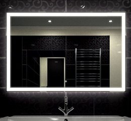 Зеркало Mercury LED ЗЛП3827 1400х700 с сенсором и подогревом ЗЛП3827