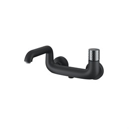 Смеситель для ванны с управлением Push Control, черный матовый, Twist, IDDIS, TWIBLBTi02WA TWIBLBTi02WA