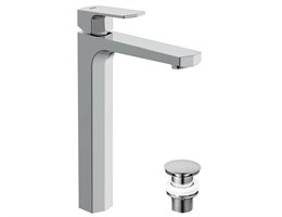 Смеситель WISLA высокий для раковины с клик-клак A63059