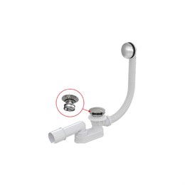 Alcaplast Сифон для ванны click/clack металл длина 57 см A507CKM A507CKM