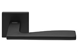 RAP 28 SLIM-S BL Ручки на квадратной розетке 6 мм (комплект). Цвет - чёрный RAP 28 SLIM-S BL