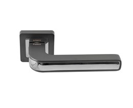 PAL-126-RS SBN/NP Ручка дверная, матовый черный никель/матовый никель PAL-126-RS SBN/NP