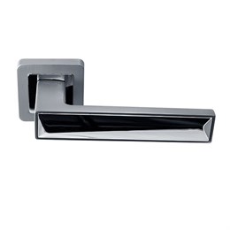 PAL-128-RS SC/PC Ручка дверная, матовый хром/полированный хром PAL-128-RS SC/PC