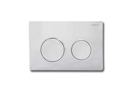 TDI-0000002 (007B) Панель смыва Small Хром глянец (клавиши круглые) для INS-0000018  с верхней кнопкой смыва TDI-0000002
