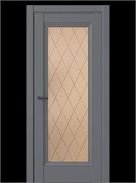Полотно остекленное Raimond 2 ст. 2 Бронза (Сатинат) 600х2000 Горный камень WS/DZS/Raimond 2 ст. 2 Бронза (Сатинат)/600х2000 Горный камень