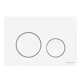 Кнопка смыва Balance, клавиши Circle, цвет белый глянцевый CN12-001W