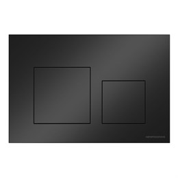 Кнопка смыва Balance, клавиши Square, цвет черный матовый CN12-002MB