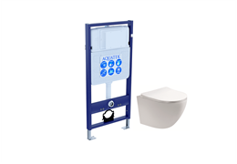 SET AQUATEK ЕВРОПА (рама AQUATEK Standard INS-0000012(без клавиши и крепежа)+унитаз ЕВРОПА AQ1900-00 с тонким сиденьем soft-close SET AQUATEK ЕВРОПА cm