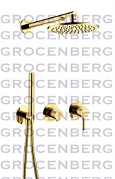 Душевой комплект Grocenberg GB5090GO Золото GB5090GO