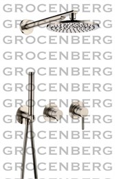 Душевой комплект Grocenberg GB5090NK Никель GB5090NK