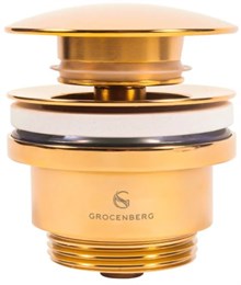 Донный клапан Grocenberg GB106 Золото GB106GO