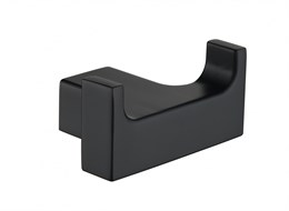 Крючок двойной Grocenberg AC0018 (Черный матовый) AC0018BL