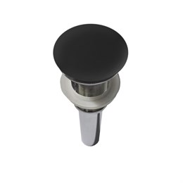 Донный клапан Solid Surface Vincea DBS-616MB, черная матовая крышка, без перелива DBS-616MB