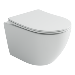 Подвесной унитаз CERAMICANOVA Uno смыв Торнадо 490x360x360 белый CN11001T
