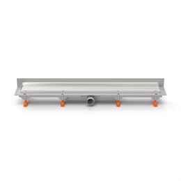 Душевой лоток с рамкой PAINI Klasik 850 мм D40, монтаж к стене, глянец CH850KN2