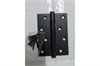 Петля стальная универсальная 4 подшипника Morelli Цвет - чёрный MS 100X70X2.5-4BB BL - фото 107782