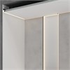 Теневая рейка LACONISTIQ Multilevel (разноуровневая) Черный анодированный (46.3*27.7*3000мм.) под подсветку 25-11-300 - фото 108582