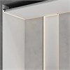 Теневая рейка LACONISTIQ Multilevel (разноуровневая) Черный матовый RAL9005 (46.3*27.7*3000мм.) под подсветку 25-21-300 - фото 108584