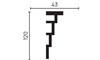 DD514/Карниз (120х43х2000мм)/9 DD514 - фото 109555