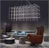 Светильник DZN-68781 МАТ.ХРОМ ` 1200*600*600/H600+6000/1/LED/.W/4000K трос 4м SELENA 25-04 DZN-68781 - фото 110768