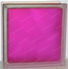 Стеклоблок стандартный окрашенный внутри матовый Волна малиновый (190х190х80) vnvolncol_mat13
