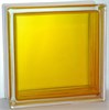 Стеклоблок стандартный окрашенный внутри Гладкий медовый (190х190х80) glad_vn_10