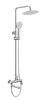 Душевая система BelBagno Unique-VSCM-CRM, излив, верхний душ, лейка, хром Unique-VSCM-CRM