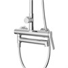 Душевая система BelBagno Unique-VSCM-CRM, излив, верхний душ, лейка, хром Unique-VSCM-CRM