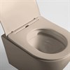 Унитаз подвесной Globo VT1-14SMC безободковый, ультратонкое сиденье soft-close, капучино матовый VT1-14SMC - фото 12243