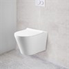 Унитаз подвесной Vito VT1-23 безободковый, ультратонкое soft-close сиденье VT1-23 - фото 12290