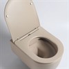 Унитаз подвесной Evo VT1-34SMC безободковый, цвет белый, ультратонкое soft-close сиденье, капучино матовый VT1-34SMC - фото 12384