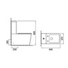Унитаз-компакт Q-Line VT2-12, механизм слива Geberit, ультратонкое сиденье soft close VT2-12 - фото 12424