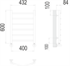Классик П6 400х600 Полотенцесушитель TERMINUS 4670078530202