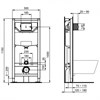 T386801 Промо-комплект (T007901 TESI Подвесной унитаз, T352701 TESI Тонкое сидение и крышка SC, R020467 PROSYS FRAME 120 M Встраиваемая инсталляция) T386801