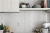 Плитка керамическая напольная 23199 CHEVRON Blanco Mate RIGHT 9х20,5 см Equipe 23199