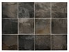 Плитка керамическая настенная 30011 HANOI Black Ash 10x10 см Equipe 30011