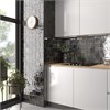 Плитка керамическая настенная 30011 HANOI Black Ash 10x10 см Equipe 30011