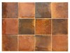 Плитка керамическая настенная 30018 HANOI Burnt Red 10x10 см Equipe 30018