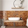 Плитка керамическая настенная 30018 HANOI Burnt Red 10x10 см Equipe 30018