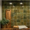 Плитка керамическая настенная 30025 HANOI ARCO Wild Olive 10x10 см Equipe 30025