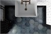 Плитка керамическая напольная 24951 HERITAGE HEX?GONO Indigo 17,5х20 см Equipe 24951