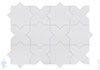 Гранит керамический 30614 PORTO CROSS White 12x12х0,9 см Equipe 30614