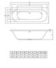 Cora 170x70 Прямоугольная ванна C-bath (Польша) CBQ001001 - фото 13739