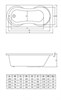 Salus 120x70 Прямоугольная ванна C-bath (Польша) CBQ006001 - фото 13812