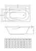 Vesta 160x70 Прямоугольная ванна C-bath (Польша) CBQ005004 - фото 13862