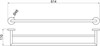 Держатель для полотенец Allen Brau Priority 6.31012-00 хром - фото 13911